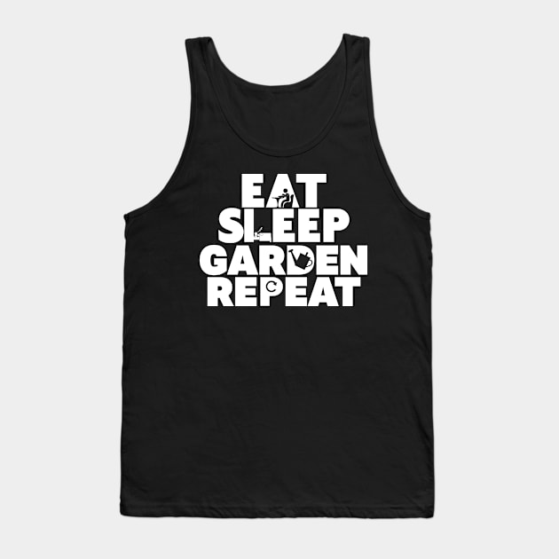 eat sleep garden Tank Top by CurlyDesigns